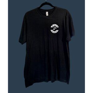 M.A.S.S. Training Black T-Shirt Mens L by Tultex Cotton/Polyester